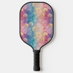 Vintage Dandelion Abstract Pattern (3) Pickleball Paddle