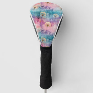 Vintage Dandelion Abstract Pattern (6) Golf Head Cover