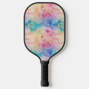Vintage Dandelion Abstract Pattern (7) Pickleball Paddle