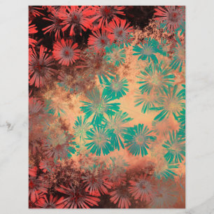 Vintage Dandelion Grunge Scrapbook Paper