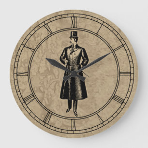 Vintage Dandy Gent Large Clock