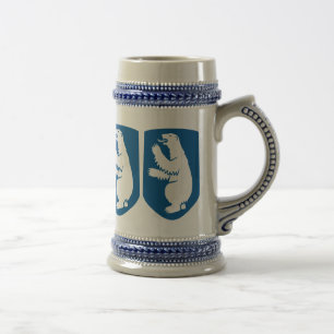 Vintage Danish Royal Coat of Arms of Greenland Beer Stein