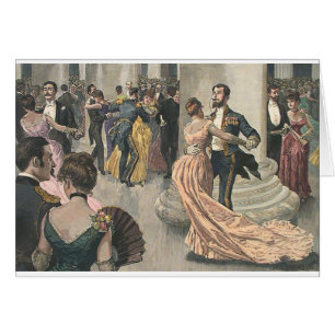 Vintage - Danser au bal de Noël,