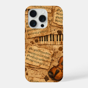 Vintage Dark Academia Aesthetic Patterns iPhone 15 Pro Case