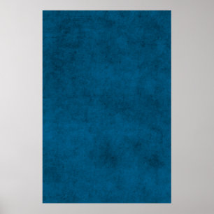Vintage Dark Blue Paper Parchment Personalized Poster