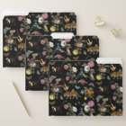 Vintage Dark Botanical Wild Animals in Forest