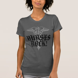 Vintage Dark gray Nurses Rock t shirt