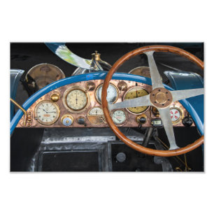 Vintage Dashboard Photo Print