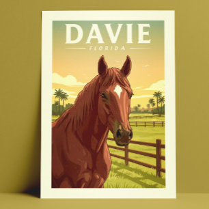 Vintage Davie Florida Postcard