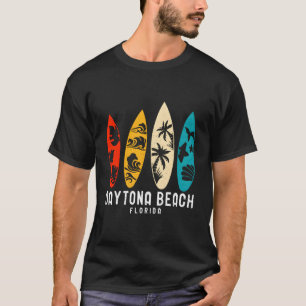 Vintage Daytona Beach Florida Beach Surfing Surfbo T-Shirt