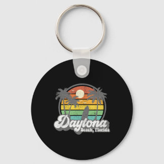 Vintage Daytona Beach Florida Surfing Retro 70's S Keychain