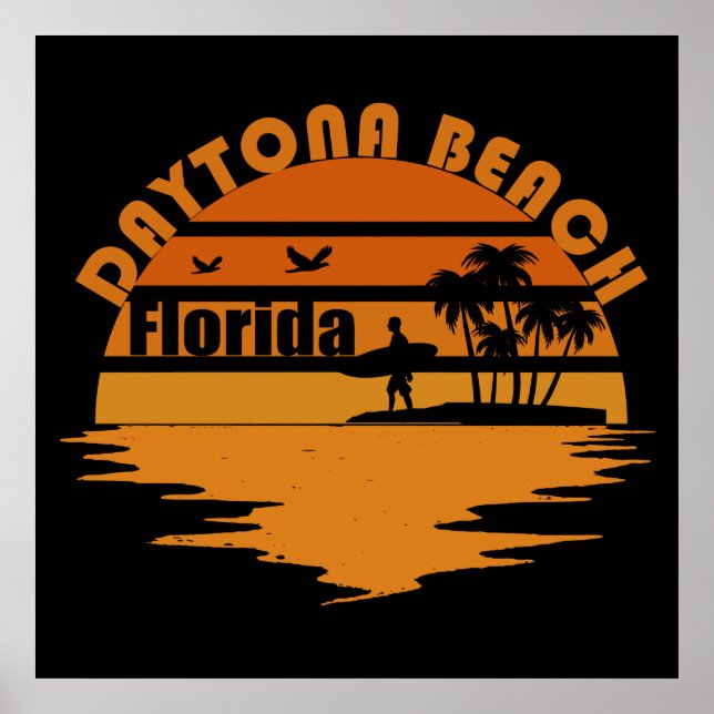 vintage daytona beach poster (Front)