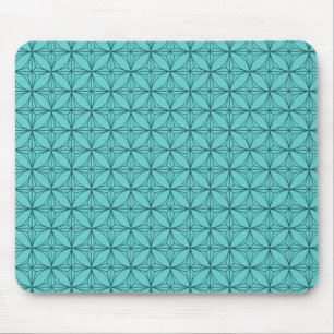 Vintage Dazzle Mousepad, Turquoise Mouse Pad