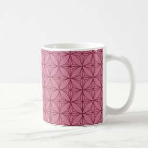 Vintage Dazzle Mug, Magenta Coffee Mug