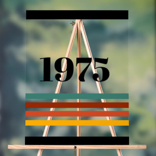 vintage de bande rétro 1975