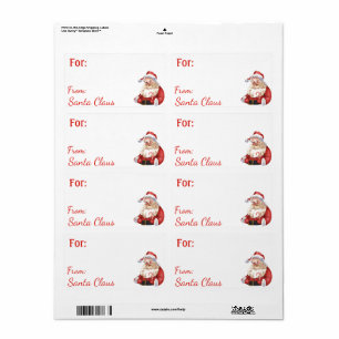 Vintage de Santa Claus personnalisé NOM cadeau