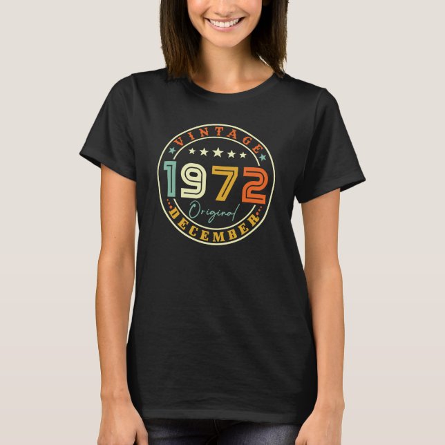 Vintage December 1972 T-Shirt (Front)