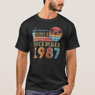 vintage december 1987 92 years old 35th birthday m T-Shirt