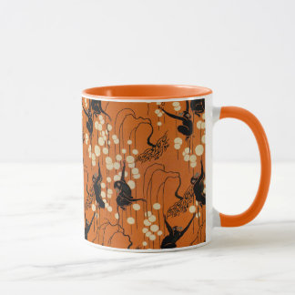 Vintage Deco Moderne Monkeys Mug