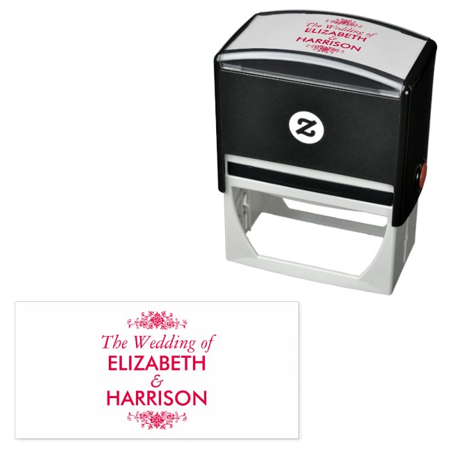 Vintage Decorated Self-inking Stamp (In Situ)