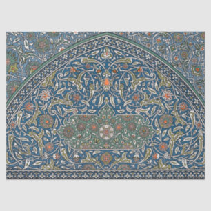 Vintage Decorative Arabesque Floral Pattern Tissue Paper