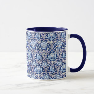 Vintage Decorative Art 19th Century Floral Design  Mug