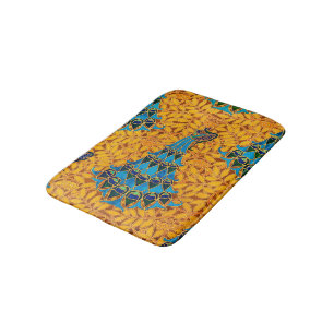 Vintage Decorative Art Nouveau Peacocks and Tree Bath Mat