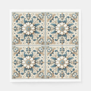 Vintage Decorative Design  Napkin