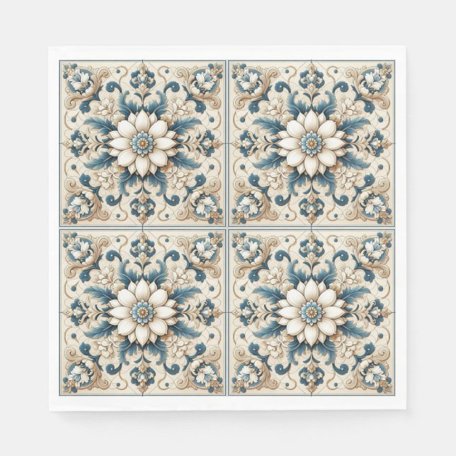 Vintage Decorative Design  Napkin (Front)