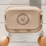 Vintage Decorative Hand-drawn Chicken Egg Carton   Rubber Stamp<br><div class="desc">Vintage Decorative Hand-drawn Chicken Egg Carton Rubber Stamp</div>