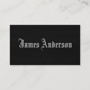 Vintage Decorative Masculine Business Card