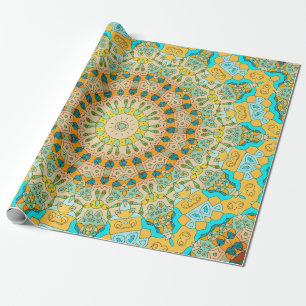 Vintage decorative pattern. Islam, Arabic, Indian, Wrapping Paper