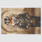 Vintage Decoupage Steampunk Fox