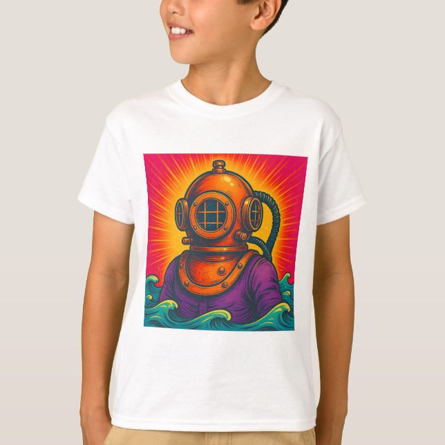 Vintage Deep Sea Diver T-Shirt (Front)