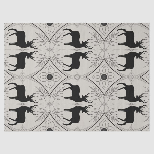 Vintage Deer 2 Tissue Paper (Front)