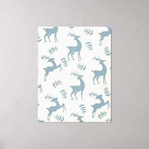 Vintage Deers Canvas Print