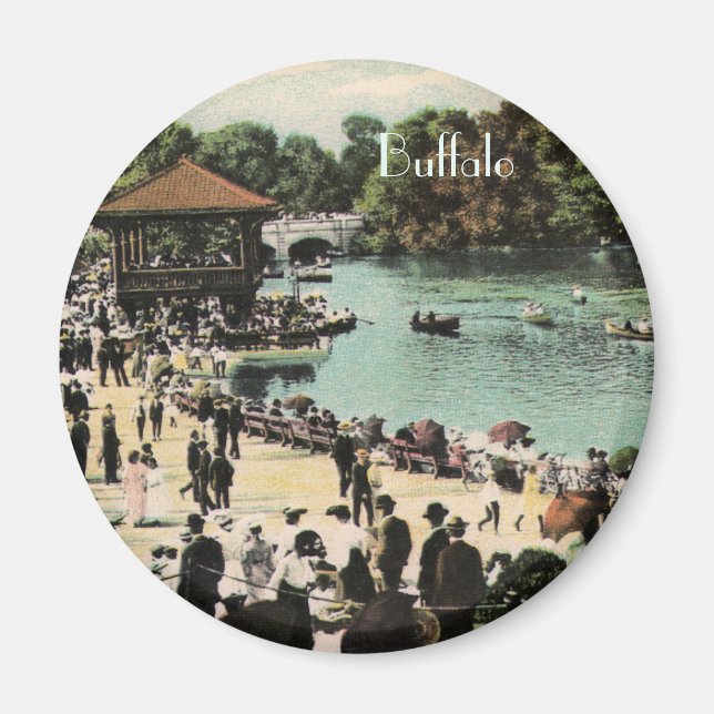 Vintage Delaware Park Magnet (Devant)