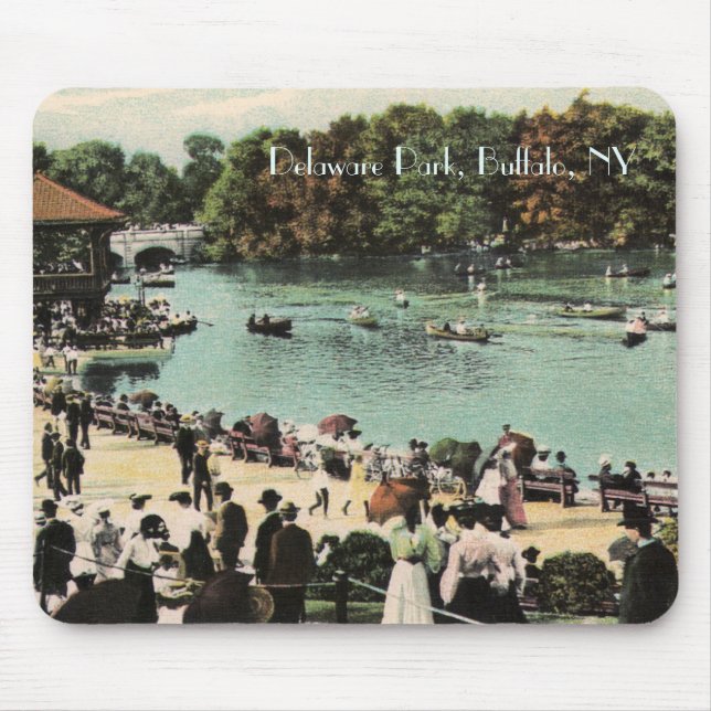 Vintage Delaware Park Mousepad (Front)