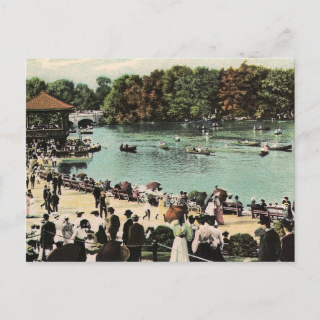 Vintage Delaware Park Postcard (Front)