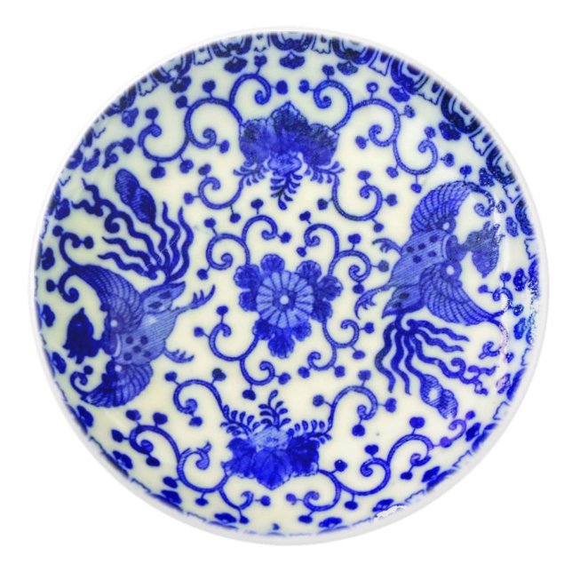 Vintage Delft door/drawer pull (Front)