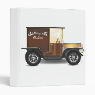 Vintage Delivery Van Binder