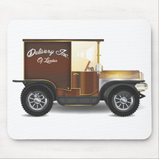 Vintage Delivery Van Mouse Pad