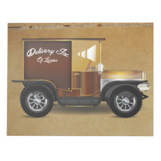 Vintage Delivery Van Notepad