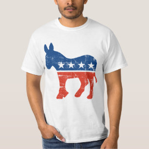 Vintage Democratic Party Logo T-Shirt