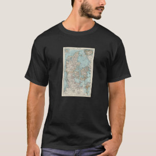 Vintage Denmark Map 1900 T-Shirt