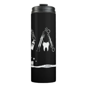 Vintage Dentist Dad Father Grandpa Father's Day Me Thermal Tumbler