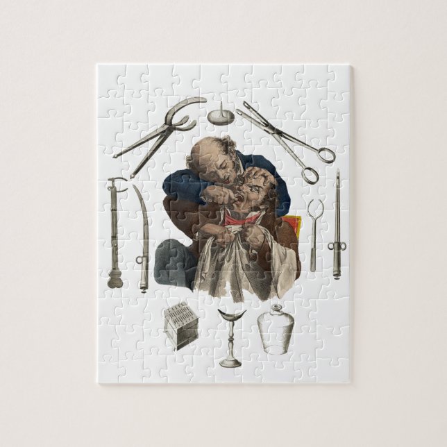 vintage dentist gifts jigsaw puzzle (Vertical)