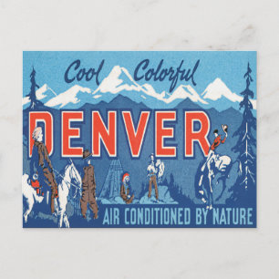 Vintage Denver Colorado Postcard
