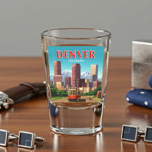 Vintage Denver Colorado Shot Glass