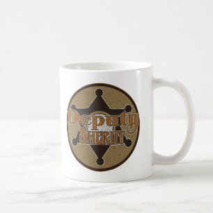 Vintage Deputy Sheriff Coffee Mug